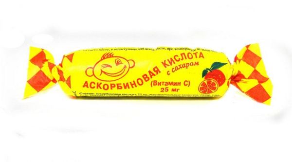 Изображение товара Аскорбиновая кислота аскопром №10табл апельсин Аскорбиновая кислота аскопром №10табл апельсин фотография