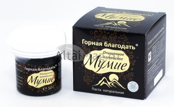 Изображение товара Мумие горная благодать 50г Мумие горная благодать 50г фотография