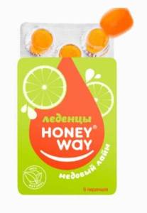 Леденцы HoneyWay Медовое яблоко 18г